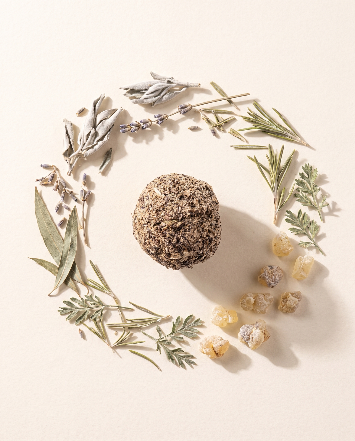 Sieben Kräuter und *Copal*.