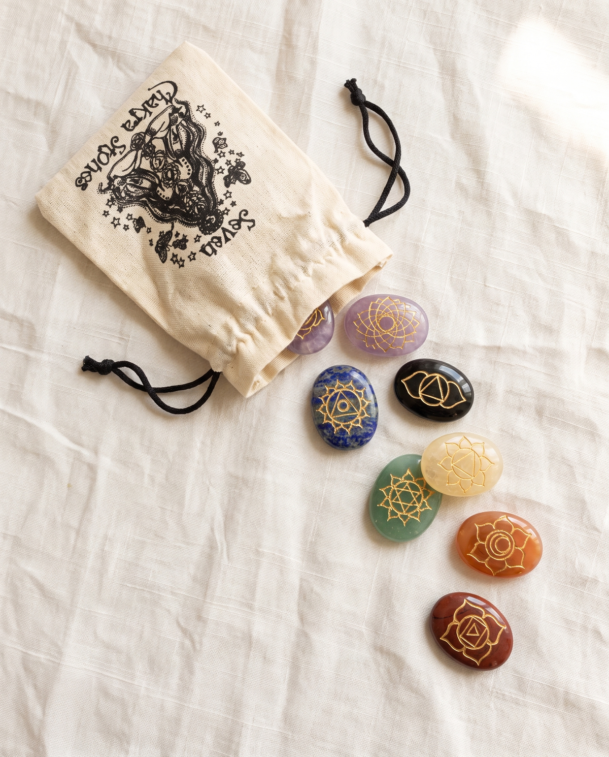 7 Chakra Steine